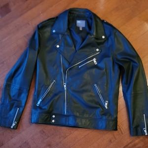 Asos Genuine Leather Biker Jacket